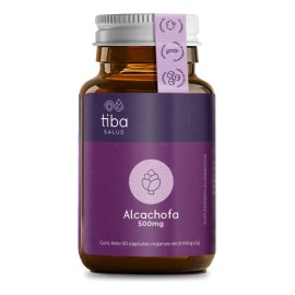 Alcachofa Metabolismo Tiba Salud 60 Cápsulas 550mg Veganas