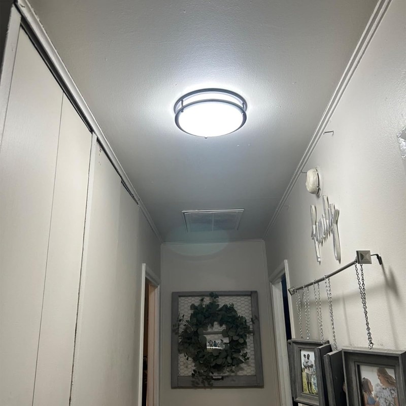 Kalium LED Ceiling Light with Remote 16 Inch Flush Mount