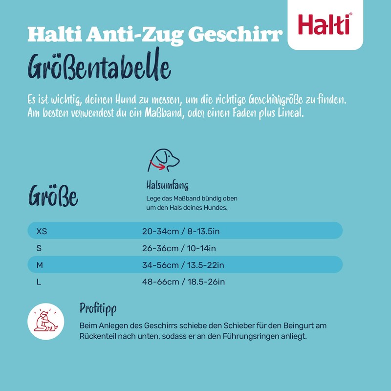 HALTI No Pull Anti-Pull Harness - Prevents Your Dog from