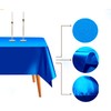57"X86"Durable Tablecloth Satin Table Linens for Rectangular Tables Wedding Party