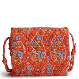 Vera Bradley Women's Baird Hipster, Cotton Gabardine Crossbody Purse, Garden Paisley, One Size
