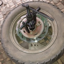 3-jaw Puller, 3 Jaw Mushroom Bearing Puller, Carbon Steel Bottom Bracket Puller, Pilot Tool Set, Inner Bearing Puller Gear Puller, Pilot Bearing Puller for Motorcycle and Car