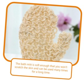 Gogogmee 2pcs Bath Gloves Cleaning Gloves Shower Gloves Mitts for Gentle Exfoliation Skin Cleaning Supplies Bathing Supply Shower Mitts Exfoliating Mitten Manual Whole Sisal Sponge