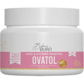 Bikini Burn Ovatol® Inositol puro 6000mg por porción | Myo y D-Chiro en un Radio 40:1 la Mezcla Optima | Suplemento Para Mujer con Alta Biodisoinibilidad | | Libre de voluminizantes ni agregados | Sin agregados | Certificado 
