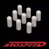 Unbranded x10 AROSPEED WHITE 10MM / 3/8" HIGH STRENGTH SILICONE