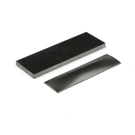 NC HAISDA G10 - Material de mango de cuchillo para cuchillos, espada, losas de bricolaje, losas de micarta en blanco, paquete de 2 unidades, color negro
