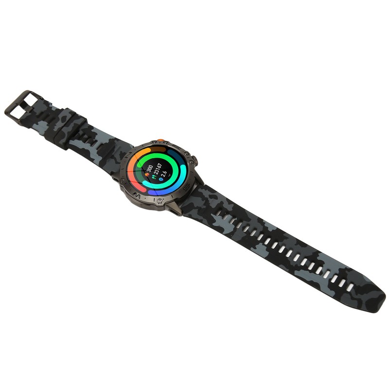 Smart Watches Camouflage Black With External Speaker Outdoor Smart Watch