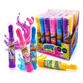 JELLY BRUSH 30 PIEZAS JALEA SABORES FRUTALES LAS DELICIAS