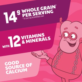 Franken Berry Cereal with Monster Marshmallows, Kids Breakfast Cereal, Limited Edition, Made with Whole Grain, 9.6 oz