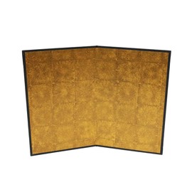 Osaka Choseido Folding Screen, Mini Paper Folding Screen, Height 7.9 x Width 10.2 inches (20 x 26 cm), 2 Songs, Made in Japan, Hina Dolls, May Doll, Chinese Zodiac, New Year, New Year, Spring