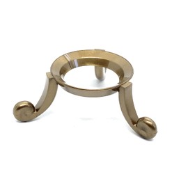 5 Pc - Acrylic Egg Sphere 3cm Stand - Gold Colour