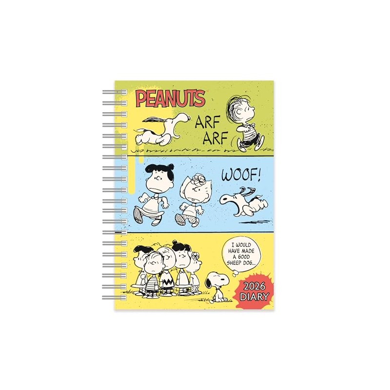 2026 Peanuts A5 Wiro Diary