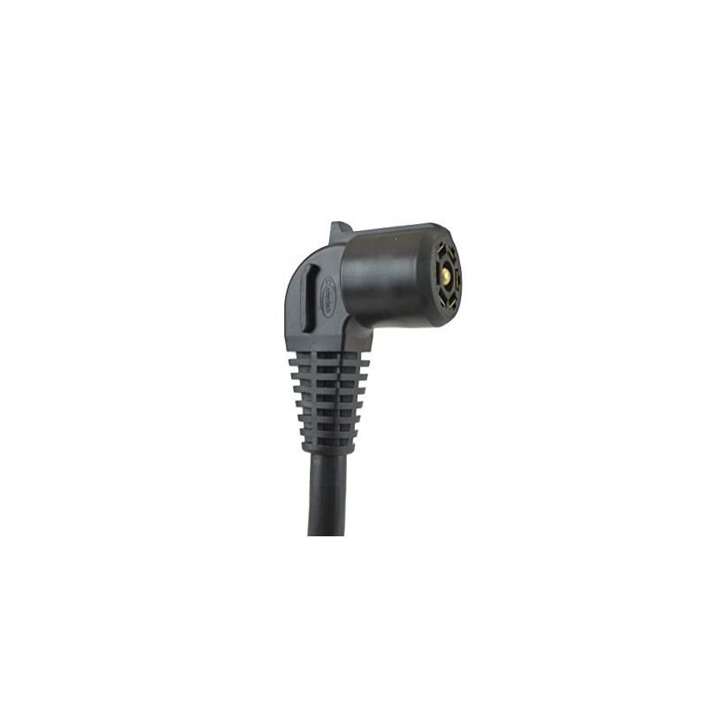 Conntek 11110-024EX 7-Way Travel Trailer Extension Cord with Elbow Plug