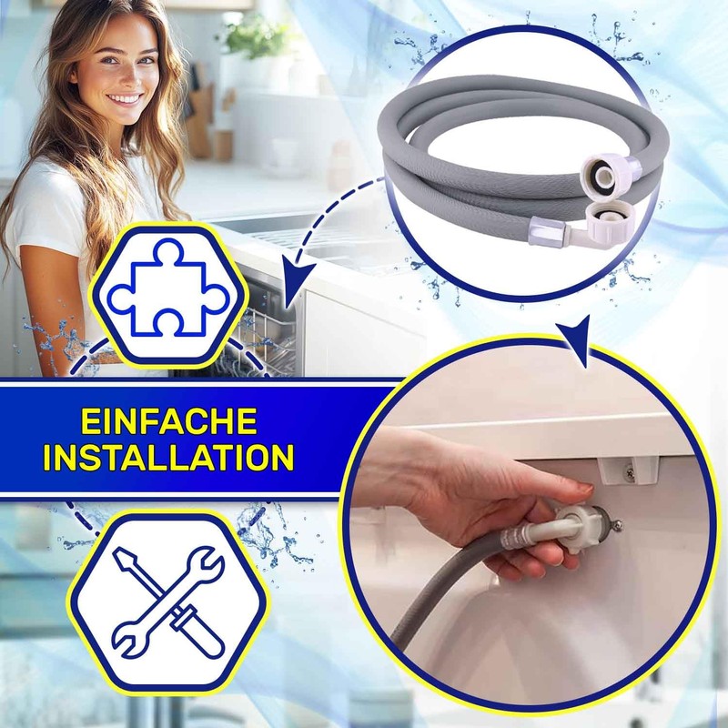 Inlet Hose Washing Machine and Dishwasher 4 m 25°C from