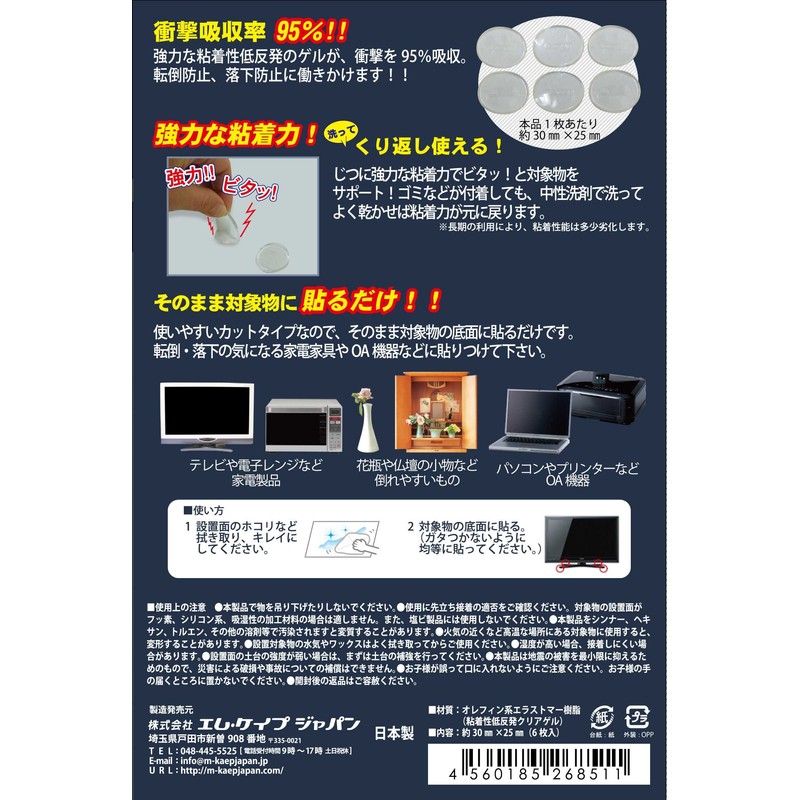 Anti-Tip Shockproof Matte Round Cut Type