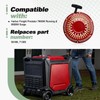 Quctaki Recoil Starter Assembly with Pull Cord Handle and Bolts