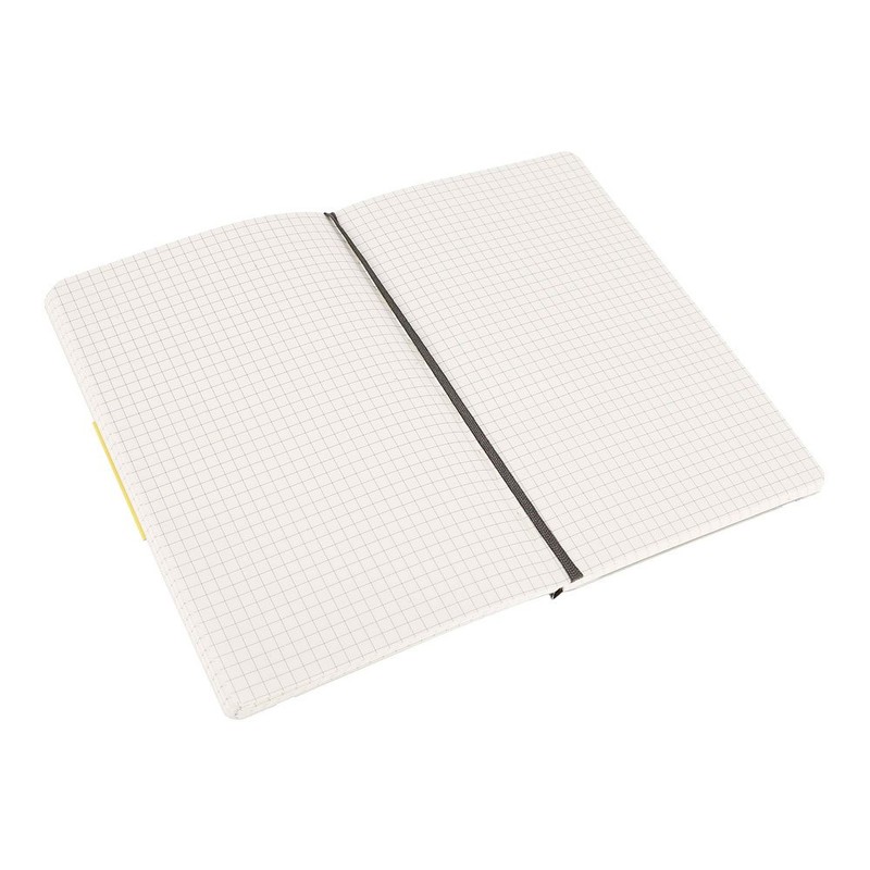 Moleskine QP617 Notebook, Classic Notebook, Soft Cover, Squared, Large Size