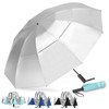 Fulynmen 54 Inch UPF50+ Sun Umbrella UV Protection Large Travel