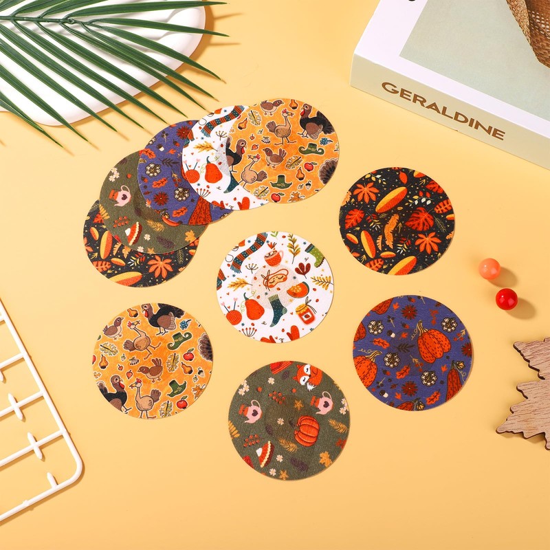 25pcs Sensor Covers, CGM Sensor Patch Sticker Thanksgiving Style Sensor