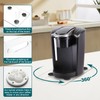 YJNBEST Appliance Slider 360° Rolling Tray for Coffee Maker Acrylic