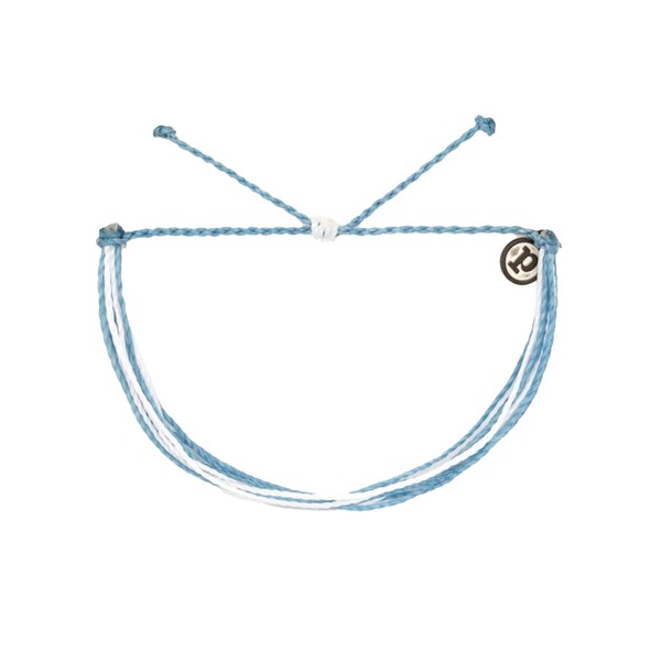 Pura Vida Bracelets Original Light Blue & White Bracelet Womens