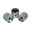 OVSAL 3PCS Electric Bass Guitar Knobs Synthetic Cat's - Eye