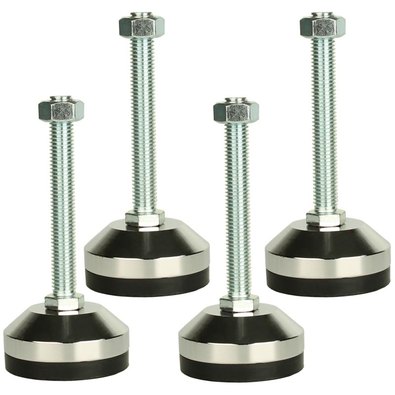 MUHOUZHINANG Heavy Duty Leveling Screw Leg,Leg Leveler 2.36" Dia Base,Adjustable