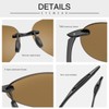 MIRYEA Polarized Sports Sunglasses for Men Women for Driving Cycling