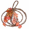 Factory Direct Craft Grapevine Pumpkin Hanger with Sugar Maple and