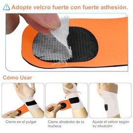 Toketa Muñequeras Gym de 2 pcs, Muñequera Ortopedica Elástica Ultrafina, Muñequeras de Longitud Ajustable, Adecuada para Fitness, Deportes, Tenis, Alivio de Tendinitis y Dolor por Lesiones de Muñeca