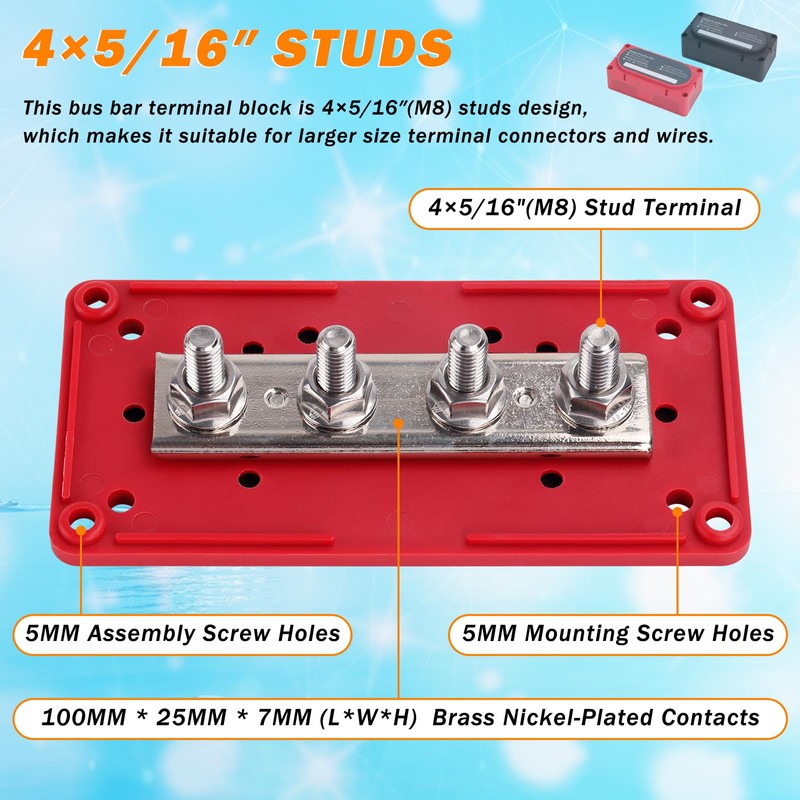 300A Heavy Duty Module Bus BAR 12V 24V 48V DC