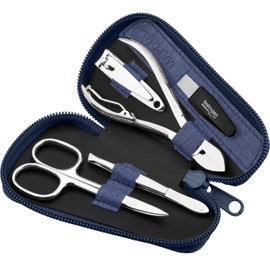 marQus Nail Set Men and Women 5 Pieces - File from Solingen - Manicure Set Men and Women, Nail Case Men and Women - Nessesair - Manicure Set Men and Women - Manicure Set Travel