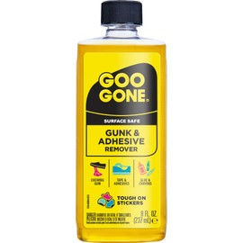 Goo Gone Gunk and Adhesive Remover - Safely and Easily Removes Stickers, Tape Residue, Decals, Grease, Chewing Gum, Crayons and Glue from Surfaces - Trusted Formula for Quick and Easy Removal