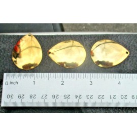 ALL AMERICAN 3ct GOLD #5 COLORADO Spinnerbait Blades Bass Fishing Spinnerbaits Pike Salmon