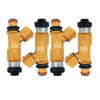 JESBEN 5VX-13761-00-00 4pcs Fuel Injectors 4 Holes Replacement for Yamaha