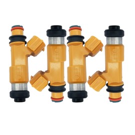 JESBEN 5VX-13761-00-00 4pcs Fuel Injectors 4 Holes Replacement for Yamaha FZ6 2004-2009 FZ6R 2009-2017 5VX137610000