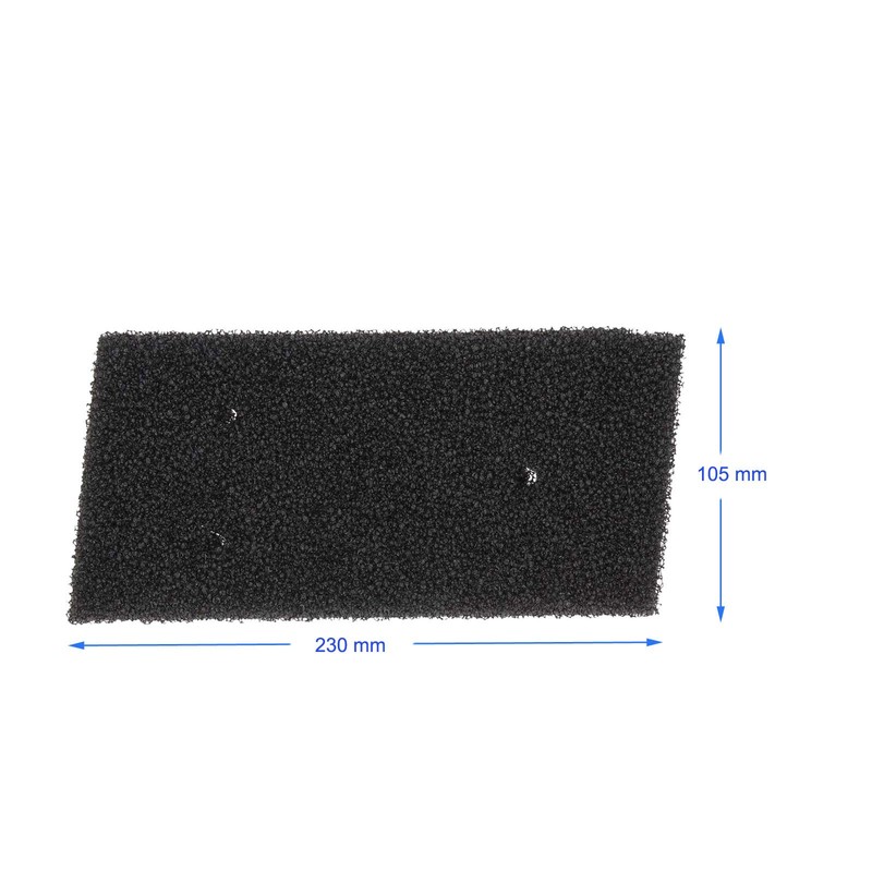 4X Foam Sponge Filter 8015250474909 Replacement for Bauknecht Privileg Whirlpool