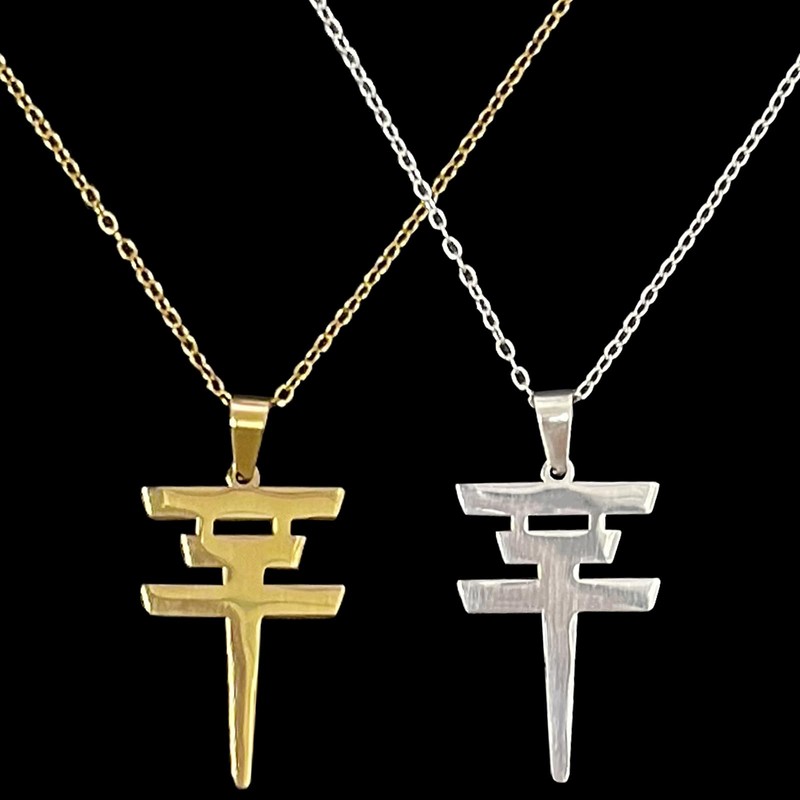 BTREEFLO Tokio Hotel Necklace Silver Tokyo Hotel Merch Stainless Steel