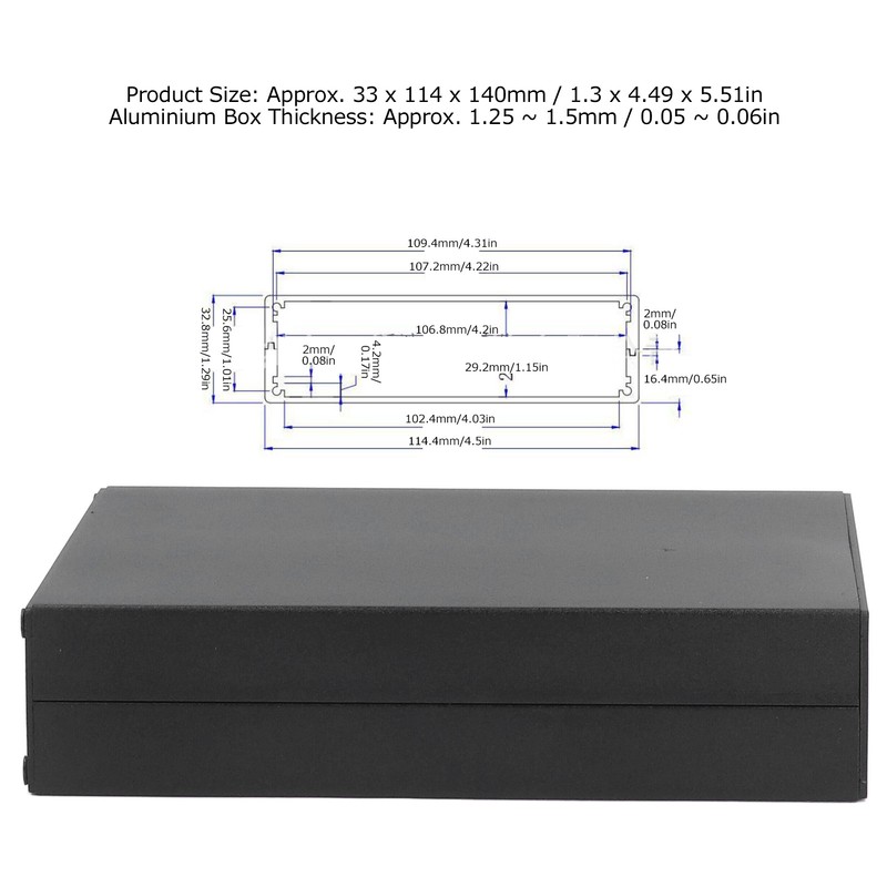 Aluminium Electric Box Waterproof Junction Enclosure Case Split Type for