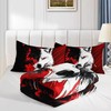 HOSIMA Wolf Queen Comforter for Kids,Animal Bedding with 2 Pillowcases.