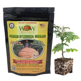 Wallace Organic Wonder Mycorrhizal Inoculant (1 lb) - Mycorrhizal Fungi - Super Concentrated - Fresh Mycorrhizae for Plants, Garden Soil, & Potting Soil - Organic Root Stimulator for Plant Growth