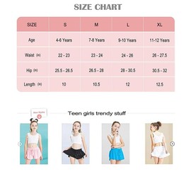 RANANIM Breathbale Girls Butterfly Shorts Kids Flowy Athletic Shorts Teen Girls Trendy Shorts with Pocket 2-in-1 (Black, L (8-10years))