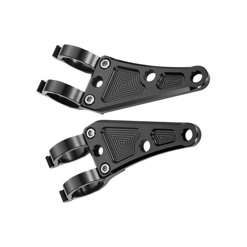 Baceyong Motorcycle Headlight Brackets, Universal Fit for 41mm/ 1.54-2.17 inch