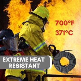 Caffrey Steelcord Indestructible Shoelaces - 2000 lbs Strength, Fire & Chemical Resistant and Ideal for Safety Boots (63")