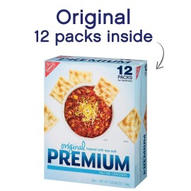Nabisco Premium Saltine Crackers 4oz Each-12 Pack - Original Flavor