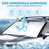 KUST Custom Fit Windshield Sun Shade for 2024 2025 Hyundai