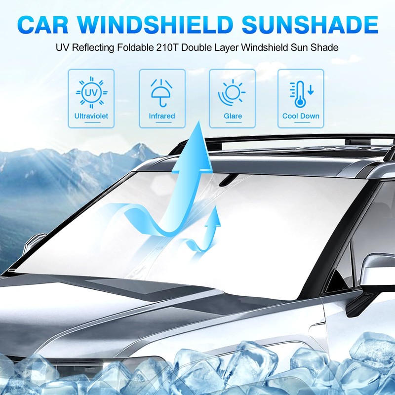 KUST Custom Fit Windshield Sun Shade for 2024 2025 Hyundai