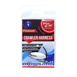 Fish WOW! 14 Packs 7 Styles Crawler Harness Walleye Spinner Rig 1-Hook, 2-Hook, 3-Hook