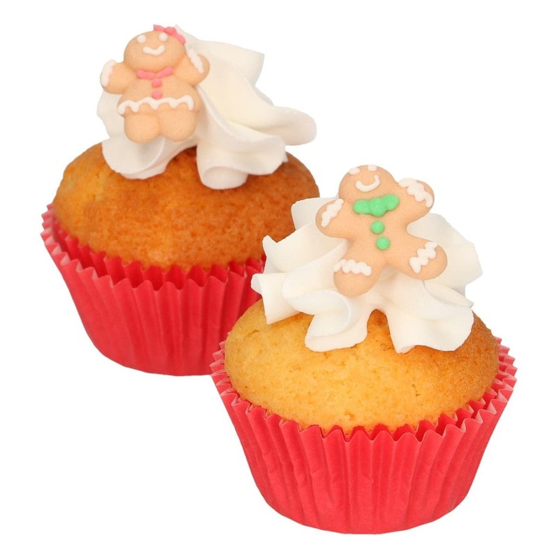 FunCakes Sugar Decorations Gingerbread Set of 12