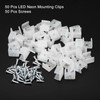 MECCANIXITY Waterproof LED Strip Mounting Clips Holder Mounting Bracket Support